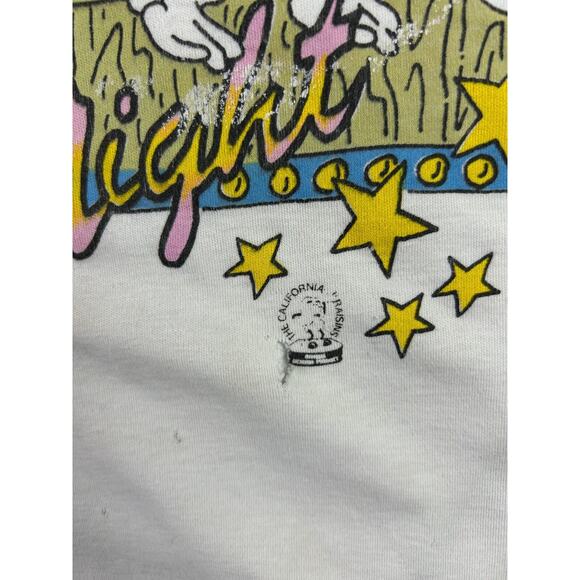 Vintage 1987 The California Raisins 3/4 Sleeve Sweatshirt Talent Night BJ Frog L - Picture 7 of 16